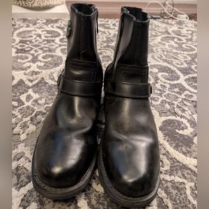 Harley Davidson Men's Black Leather Boots